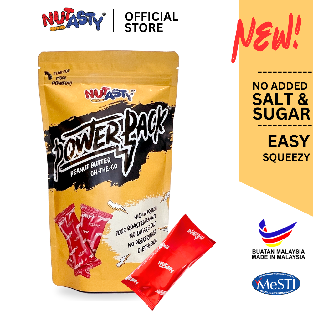 NUTASTY POWERPACK PEANUT BUTTER SACHET