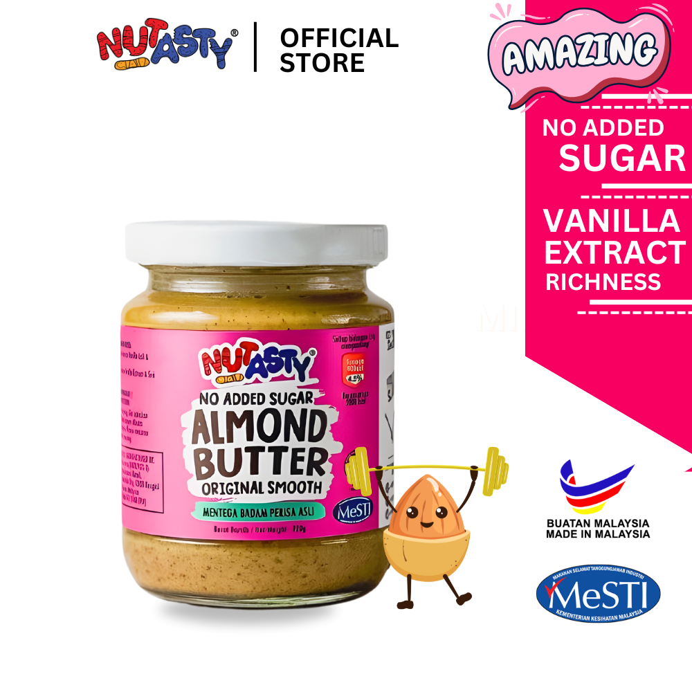 Nutasty Almond Butter Original Smooth