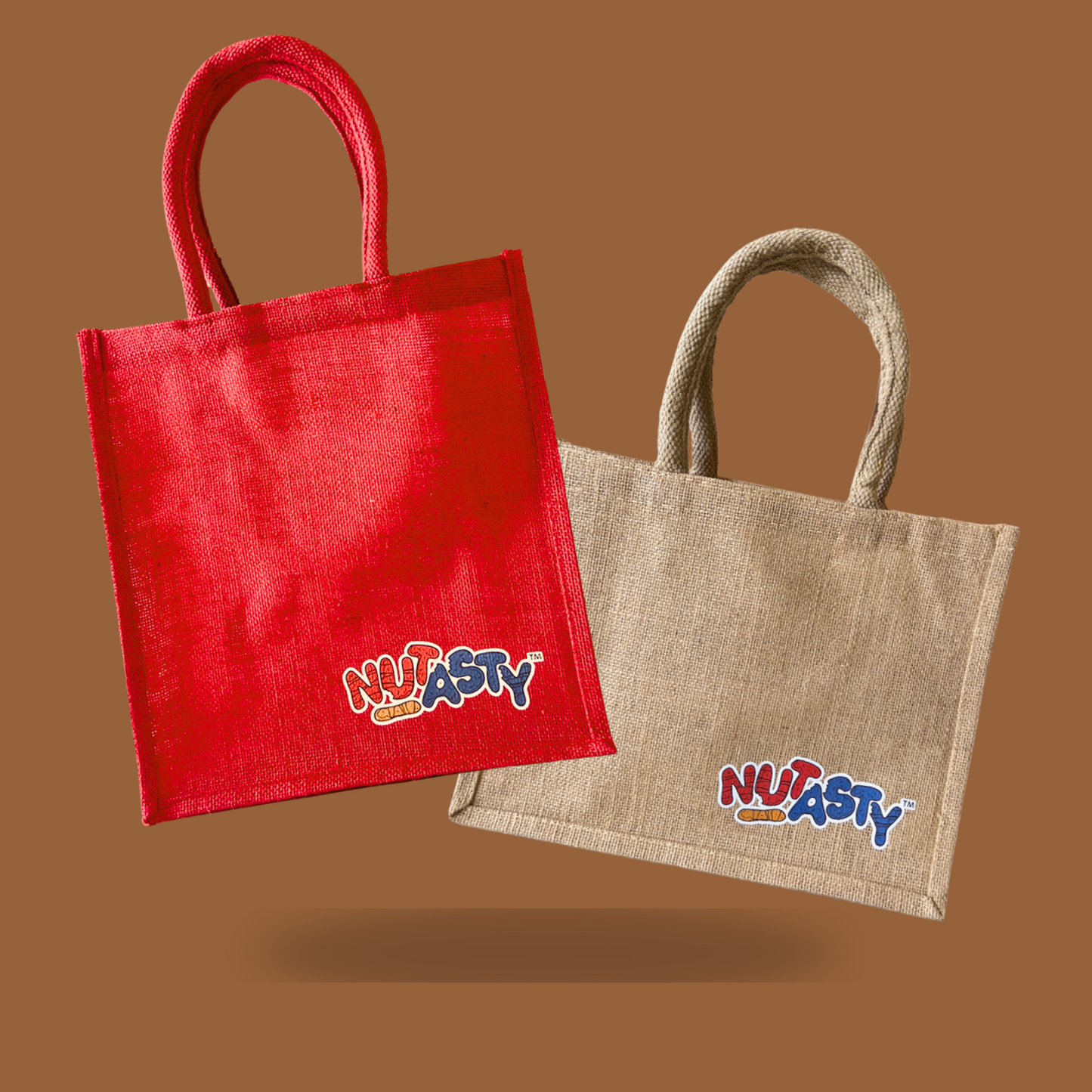 NUTASTY LIMITED EDITION ECO-FRIENDLY JUTE TOTE BAG