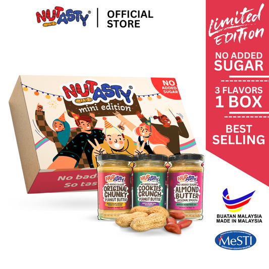 NUTASTY MINI EDITION NUT BUTTER 3 VARIANTS LATEST
